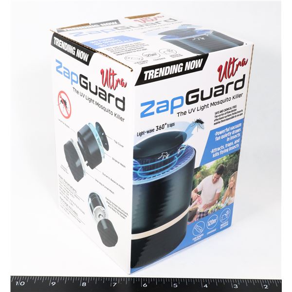 NEW ULTRA ZAPGUARD UV LIGHT MOSQUITO KILLER.