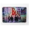 Image 1 : NEW 8" X 12" METAL WALL ART "THE BEATLES"