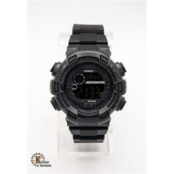 BRAND NEW MENS DIGITAL WATCH WITH INSTRUCTIONS
