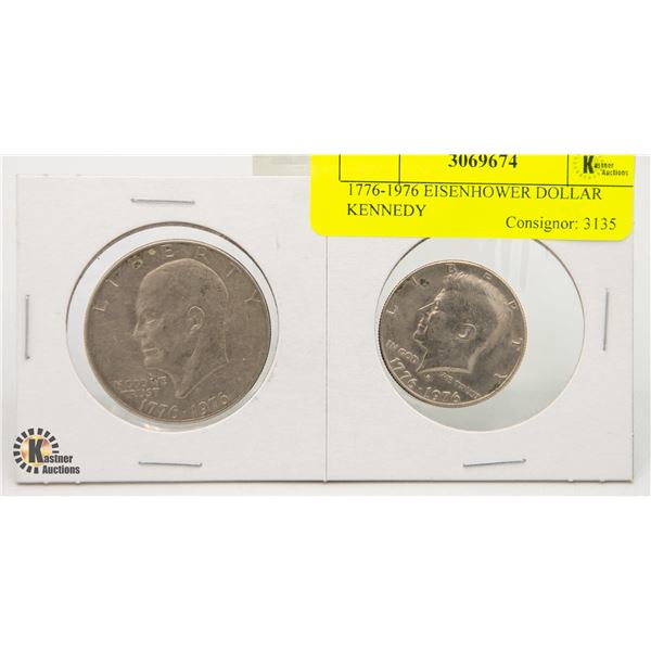 1776-1976 EISENHOWER DOLLAR KENNEDY