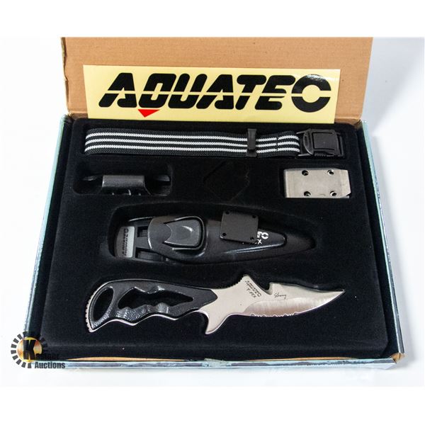 NEW AQUATEC TREX SCUBA KNIFE