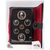 Image 2 : SILVER PROOF SET 1977 IN LEATHER PRESENTATION