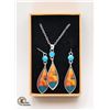 Image 1 : NEW MATCHING PENDANT NECKLACE EARRING