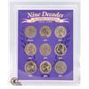 Image 1 : 9 DECADES OF AMERICAN NICKELS & 25 ANNUS
