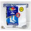 Image 1 : WHITE CREW SOCKS 6-12 SIZE 6-PACK