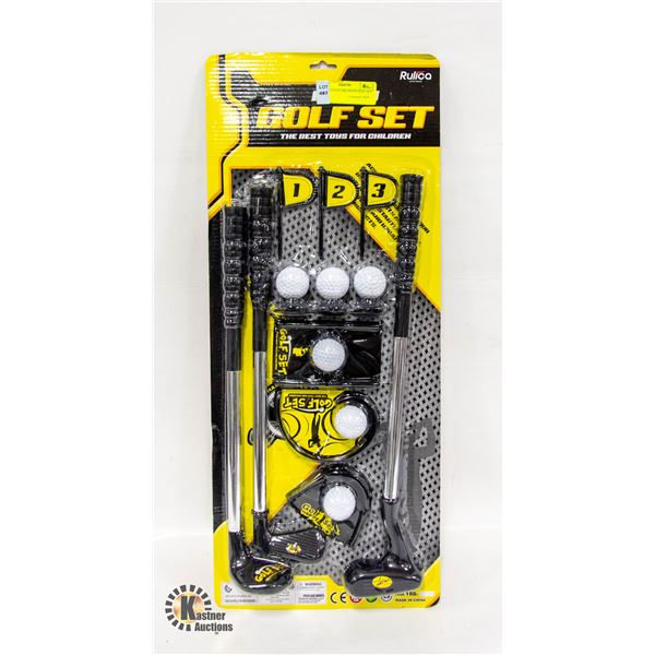NEW SEALED CHILDRENS GOLF SET