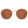 Image 1 : NEW SOJOS RETRO ROUND DOUBLE BRIDGE POLARIZED