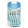 Image 1 : NEW 4 PACK OF GILLETTE VENUS 3 DISPOSABLE RAZORS