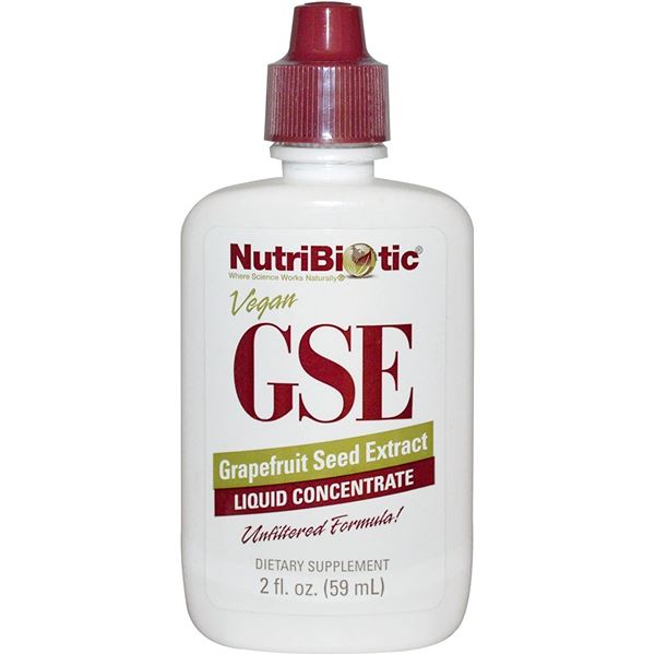 2 NEW BOTTLES OF NUTRIBIOTIC VEGAN GSE GRAPEFRUIT