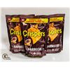 Image 1 : NEW 3 PACK OF CRISPERS BBQ BAKED SNACKS
