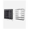 Image 2 : NEW REPACK SONGMICS GREY FABRIC WARDROBE W/ COVER