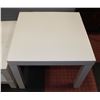 Image 2 : IKEA WHITE ESTATE COFFEE & SIDE TABLE *SOME WEAR*