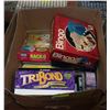 Image 1 : VINTAGE/CONTEMPORARY BOARD GAMES- BOX LOT
