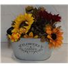 Image 1 : FLOWERS & GARDEN METAL PLANTER