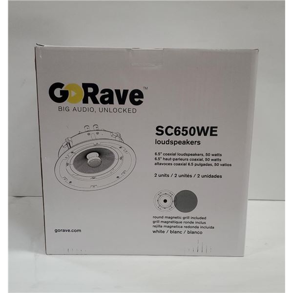 NEW GO RAVE IN CEILING LOUD SPEAKERS