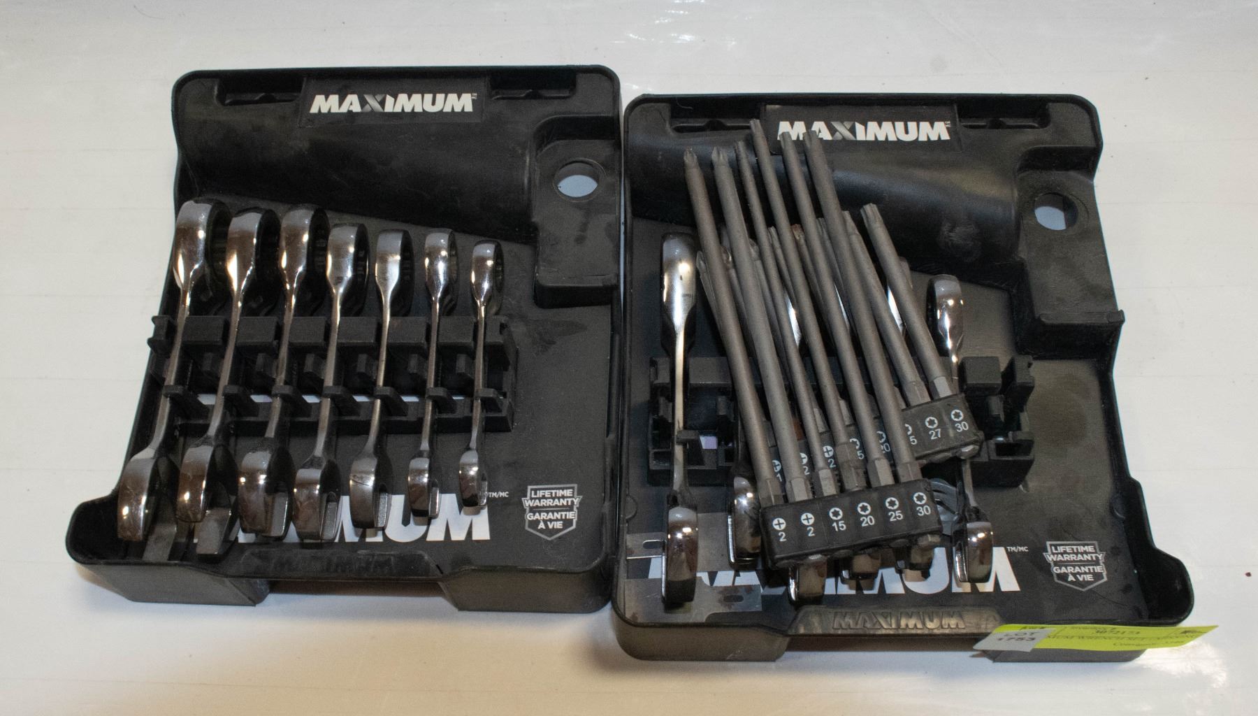 MAXIMUM WRENCH SET - MISSING 1