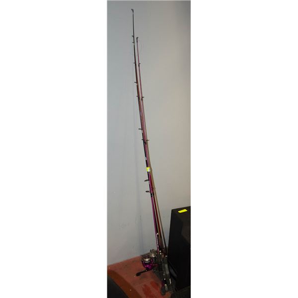 3 FISHING RODS & REELS