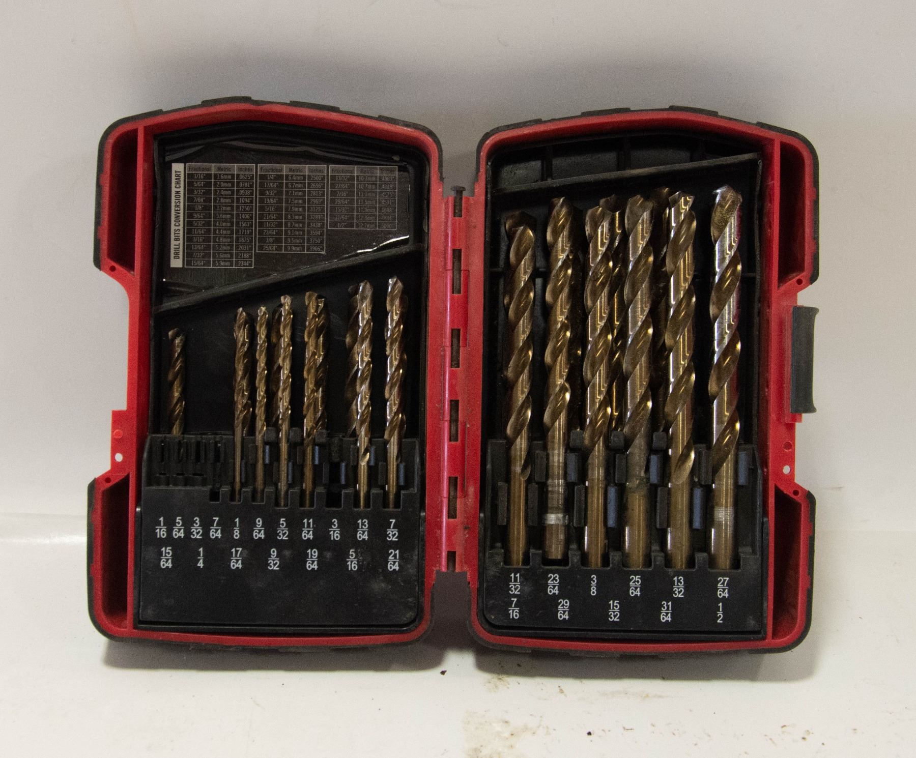 Macmaster Bit Set MAC TOOLS PARTIAL DRILL BIT SET WITH CASE