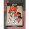 Image 1 : NEW BRICO 4 PC ADJUSTABLE WRENCH'S