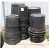 Image 1 : LOT OF 55 FLOWER PLANT POTS VARIOUS SIZES