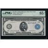 1914 $5 New York Federal Reserve Note PMG 65EPQ