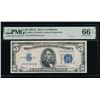 Image 1 : 1934A $5 Silver Certificate PMG 66EPQ