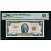 Image 1 : 1953 $2 STAR Legal Tender Note PMG 65EPQ