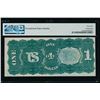 Image 2 : 1869 $1 Rainbow Legal Tender Note PMG 58EPQ