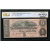 Image 1 : 1864 $5 T-69 Confederate PCGS 30PPQ