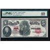 Image 1 : 1907 $5 Legal Tender Note PMG 40