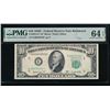 Image 1 : 1950C $10 STAR Richmond FRN PMG 64EPQ