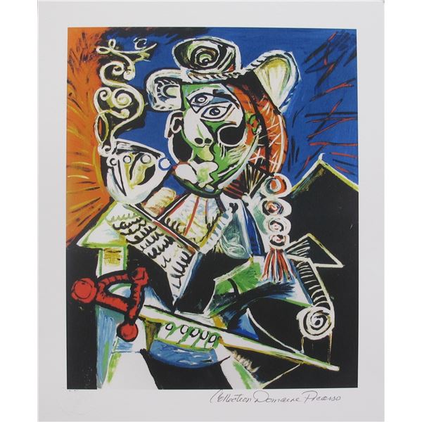 Picasso CAVALIER WITH PIPE Estate Signed Limited Edition Giclee