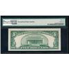 Image 2 : 1934C $5 Silver Certificate PMG 66EPQ