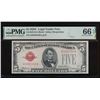 Image 1 : 1928C $5 Legal Tender Note PMG 66EPQ