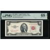 Image 1 : 1953C $2 Legal Tender Note PMG 68EPQ