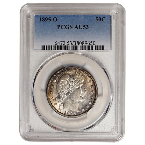 1895-O Barber Half Dollar PCGS AU53