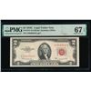 Image 1 : 1953C $2 Legal Tender Note PMG 67EPQ