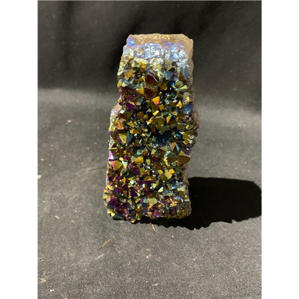 AMETHYST TITANIUM GEODE APPROX 5 X 2