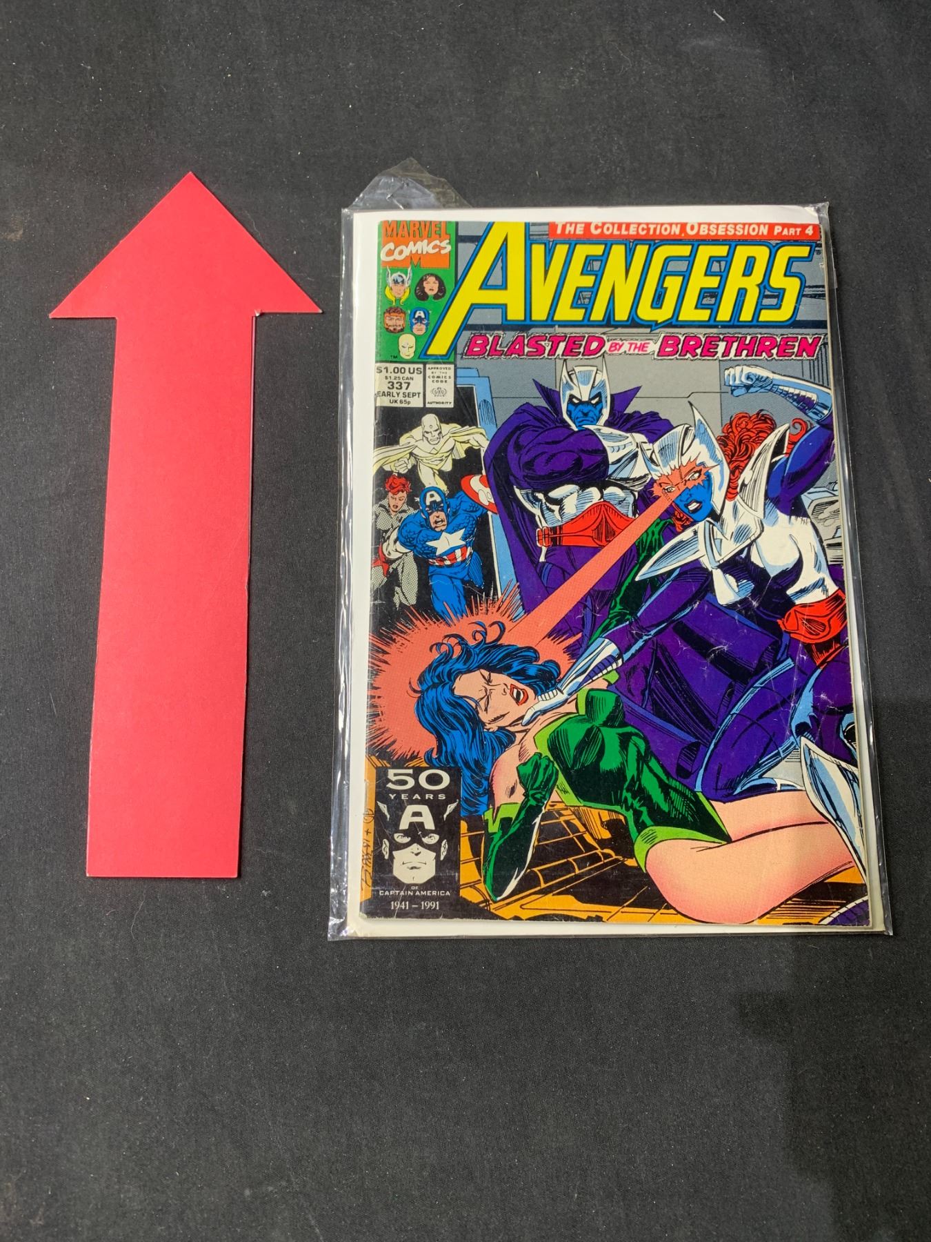 MARVEL #337 THE COLLECTION OBSESSION PART 4 AVENGERS BLASTED BY THE ...