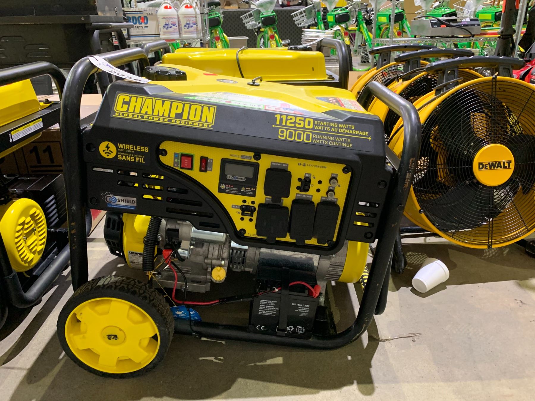 Generator Starting Winner CHAMPION 11250 STARTING WATTS, 9000 RUNNING WATTS , GENERATOR (SERVICE ...
