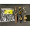 Image 1 : 5 ASSORTED WATCHES INCLUDING; FOSSIL, CASIO, SEIKO & MORE