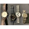 Image 2 : 4 ASSORTED WATCHES INCLUDING; BULOVA, FOSSIL, TIMEX & SWISS ARMY WENGER