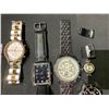 Image 2 : 6 ASSORTED WATCHES INCLUDING; FOSSIL, BREITLING, ROLEX & MORE