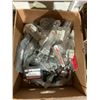 Image 2 : BOX OF ASSORTED MOTORCYCLE PARTS INCLUDING; CFMOTO BREATHER HOSE, CFMOTO AIR THROTTLE CABLE, CFMOTO