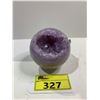 Image 1 : AMETHYST SPHERE (BRAZIL) UNIQUE FORMATION RETAIL $8500 APPROX 4-1/2"