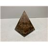 Image 2 : ORGONITE TIGERS EYE PYRAMID RETAIL $249 APPROX 3X2-1/2"