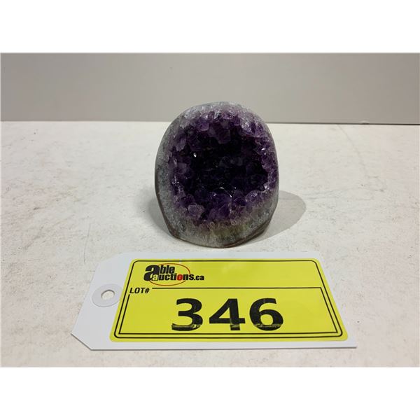 AMETHYST HIGH GRADE GEODE (URUGUAYAN) RETAIL $1400 APPROX 2-1/2X3 