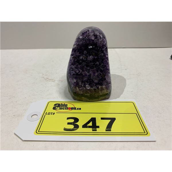 AMETHYST HIGH GRADE GEODE (URUGUAYAN) RETAIL $1400 APPROX 3X2 