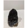 Image 2 : GENUINE BLACK AMETHYST GEODE (BRAZIL) RETAIL $1400 APPROX 3X2-1/2"