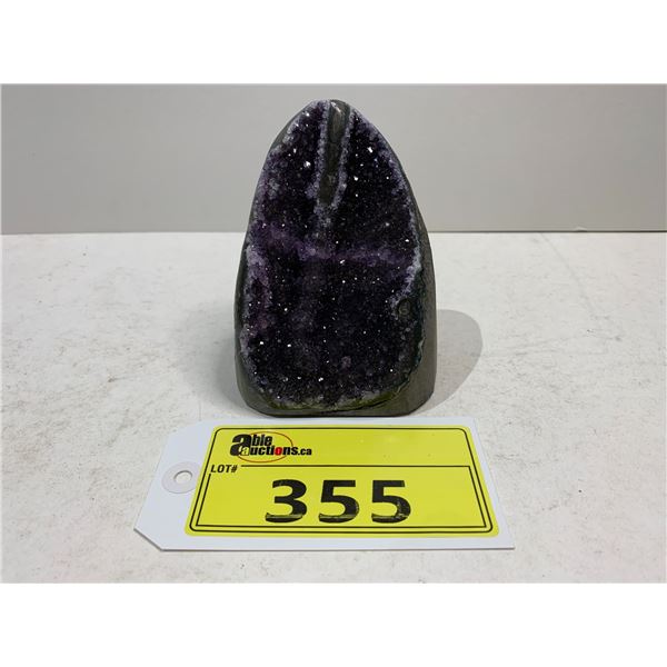 AMETHYST GEODE RETAIL $1800 APPROX 4X3-1/2 